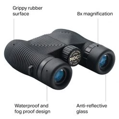 Flash Sale 👍 Nocs Provisions Binoculars & Monoculars Standard Issue 8x25 Waterproof Binocular ⭐ -Deals Hiking & Camping Essentials Store BLA D14