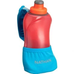 New 👏 Nathan Water Bottles Quick Squeeze Lite 18oz Bottle ❤️ -Deals Hiking & Camping Essentials Store BLMEAWHI D1 1