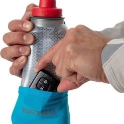 New 💯 Nathan Water Bottles Quick Squeeze Lite 12oz Insulated Bottle 😍 -Deals Hiking & Camping Essentials Store BLMEAWHI D4