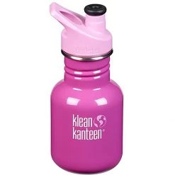 New ✨ Klean Kanteen Water Bottles Sport Cap 3.0 Classic 12oz Bottle Kids' 🌟 -Deals Hiking & Camping Essentials Store BUBGUM