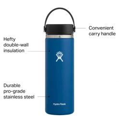 Wholesale ✔️ Hydro Flask Water Bottles 20oz Wide Mouth Flex Cap 2.0 Water Bottle 🛒 -Deals Hiking & Camping Essentials Store COB D1 2