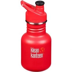 New ✨ Klean Kanteen Water Bottles Sport Cap 3.0 Classic 12oz Bottle Kids' 🌟 -Deals Hiking & Camping Essentials Store LADTRU