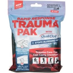 Deals 😍 Adventure Ready Brands First Aid QuikClot Rapid Response Trauma Pak First Aid Kit 🌟