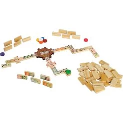 Hot Sale 🔔 Outside Inside Books, Maps & Games Backpack Double 12 Dominos ⭐