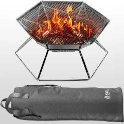 Hot Sale 😍 Adventure Ready Brands Books, Maps & Games SOL Flat Pack Fire Pit 😍 -Deals Hiking & Camping Essentials Store ONECOL D2 21