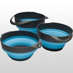 Buy ⌛ Adventure Ready Brands Books, Maps & Games SOL Flat Pack Bowls & Strainer Set 🎉 -Deals Hiking & Camping Essentials Store ONECOL D4 12