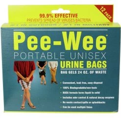 Cheapest ✔️ Cleanwaste Outhouses PeeWee Urine Bag 12 Pack 👏 -Deals Hiking & Camping Essentials Store ONECOL D5 9