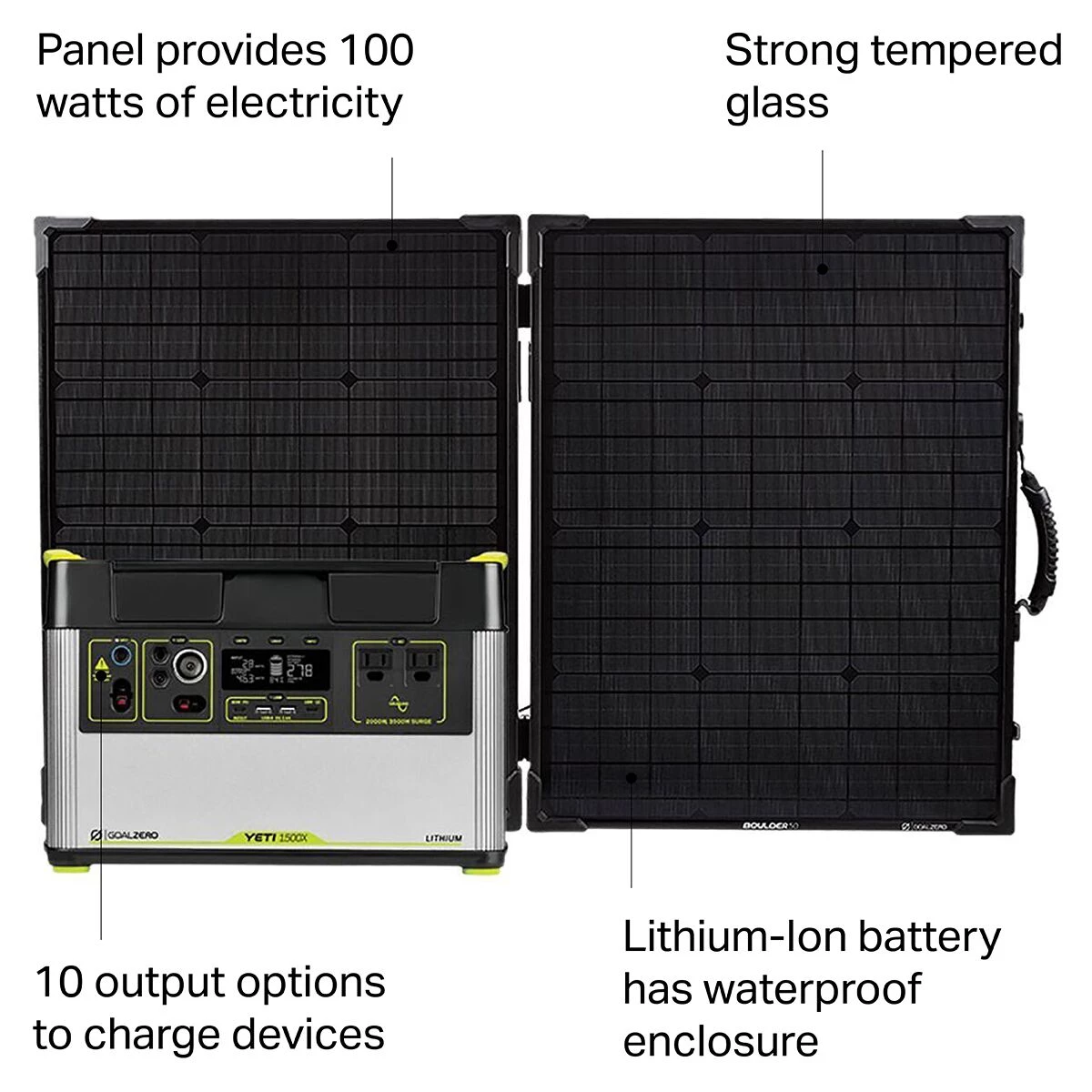 Coupon 🛒 Goal Zero Batteries & Solar Power Yeti 1500X Solar Kit With Boulder 100 Briefcase 😀 2 Coupon 🛒 Goal Zero Batteries & Solar Power Yeti 1500X Solar Kit With Boulder 100 Briefcase 😀 - Image 2