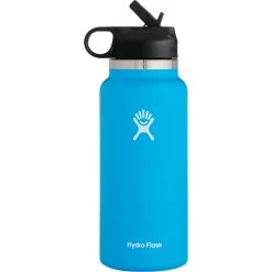 New 👏 Hydro Flask Water Bottles 32oz Wide Mouth Straw Lid 2.0 Water Bottle 🤩 -Deals Hiking & Camping Essentials Store PAC 1