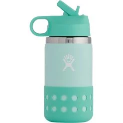 Buy 😍 Hydro Flask Water Bottles 12oz Wide Mouth Flex Straw & Boot Kids' ⌛