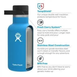 Promo 🔥 Hydro Flask Water Bottles 64oz Growler 👍 -Deals Hiking & Camping Essentials Store WH D1